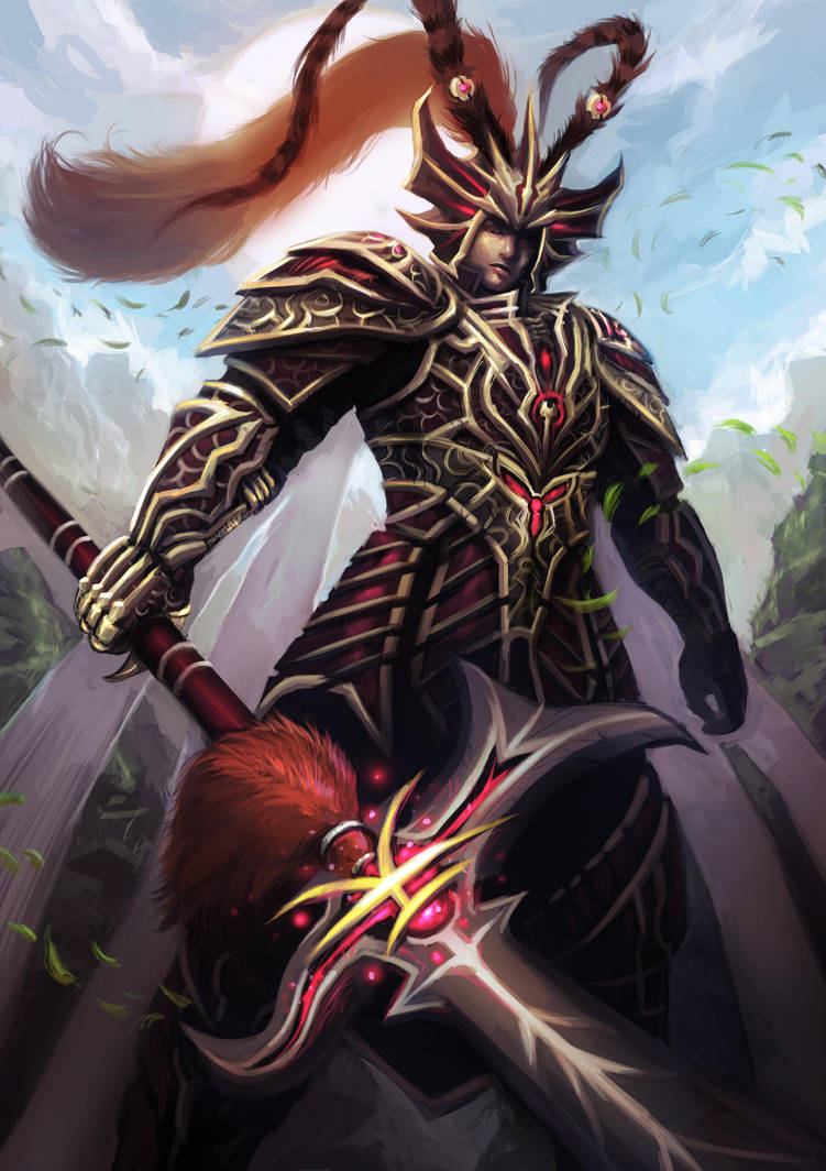 Lu Bu - Romance of the Three Kingdoms by MoshYong on ... Batman4014 fanart minectaft trvidr like and subscribe and comment enjoy watching :3.