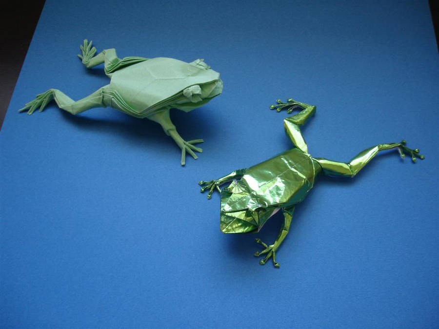 Treefrog 3.5 and 3.6 by origami-artist-galen