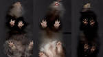 Ferret paw pads by Shegoran