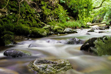 Flowing River by GeorgeAmies