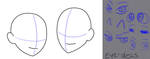 Chibi Heads Template by CattBon