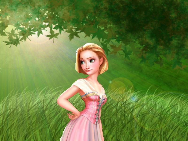 Rapunzel with short hair by princess-of-disney on DeviantArt