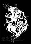 Tiger Profile Tribal by Avestra