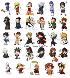 Chibi overdose by Lokklyn