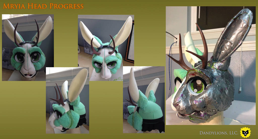 Mryia Head Progress Shots by DandylionsLLC