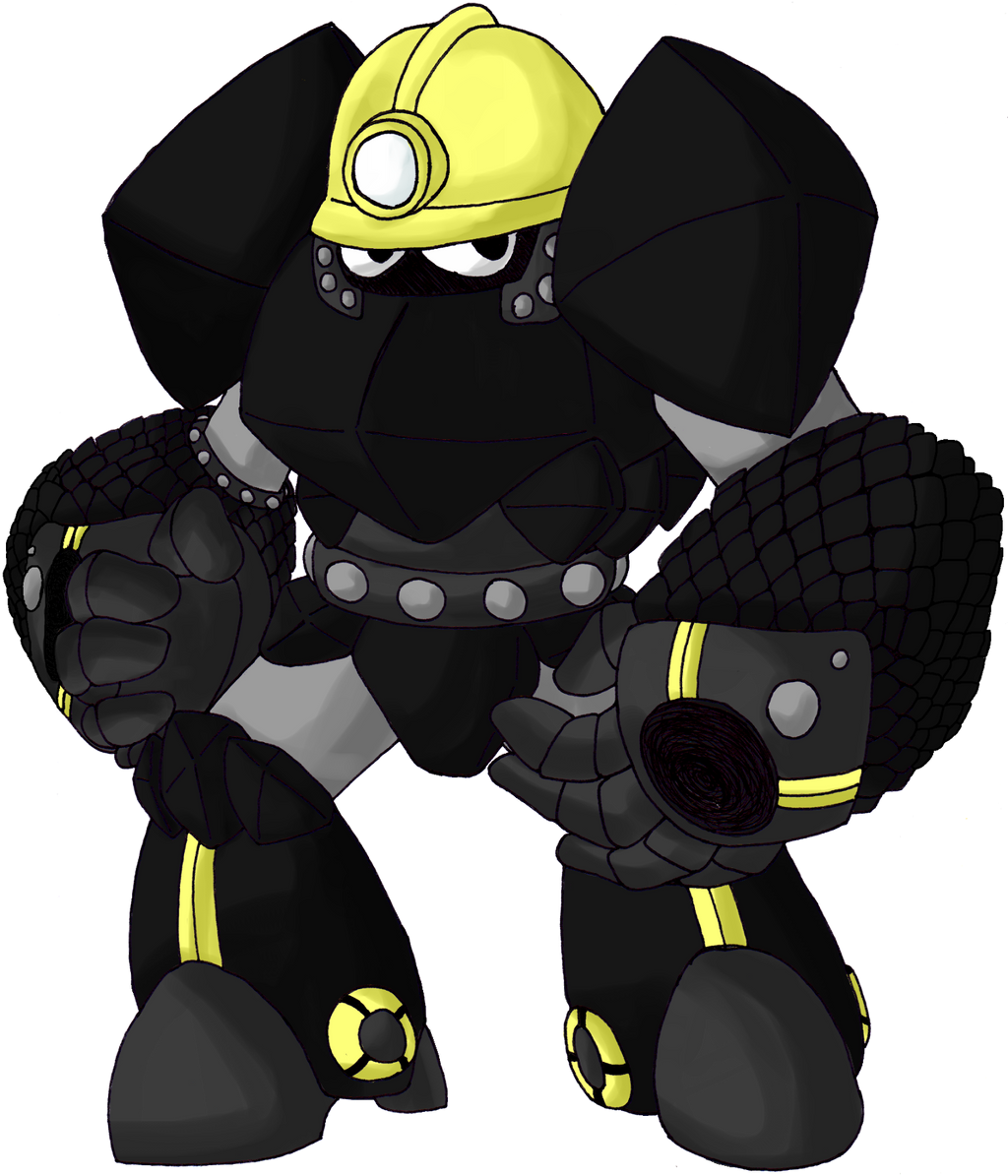 Robot Master OC - CoalMan by LukeTheRipper