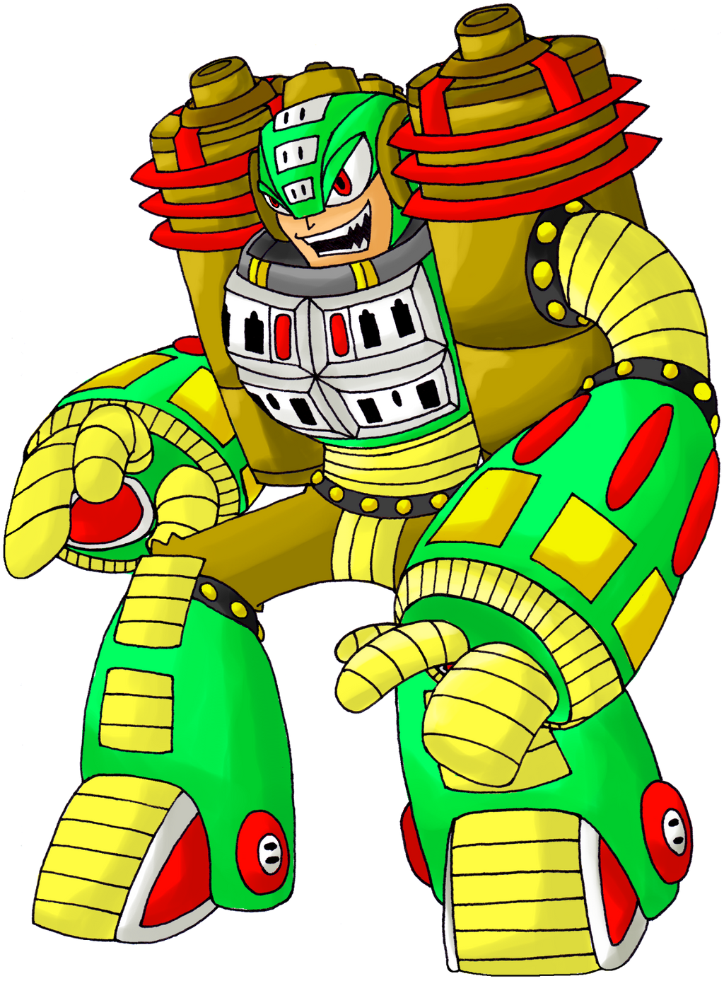 Robot Master OC - EnergyMan by LukeTheRipper