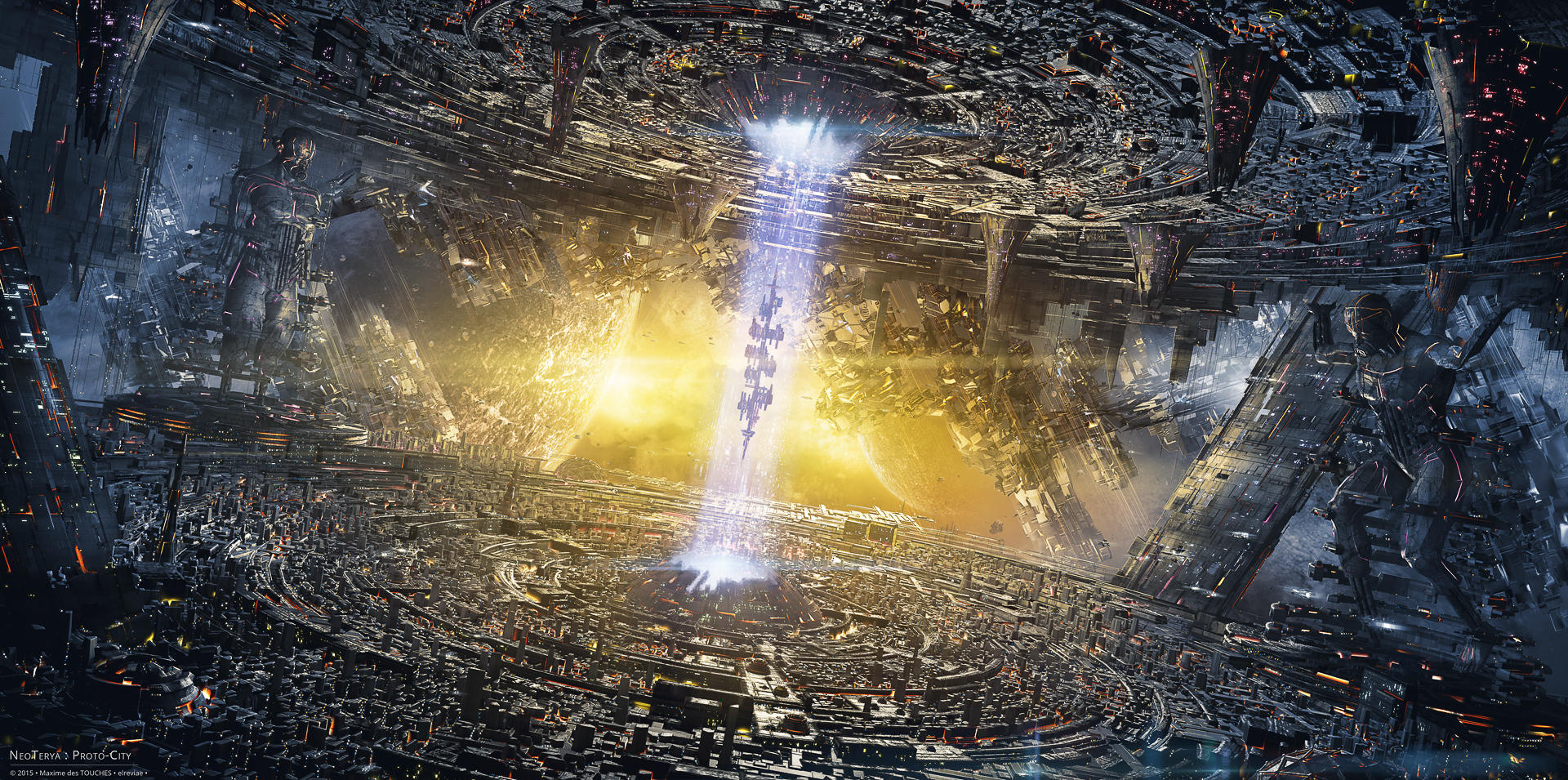 NeoTerya : Proto-City by elreviae
