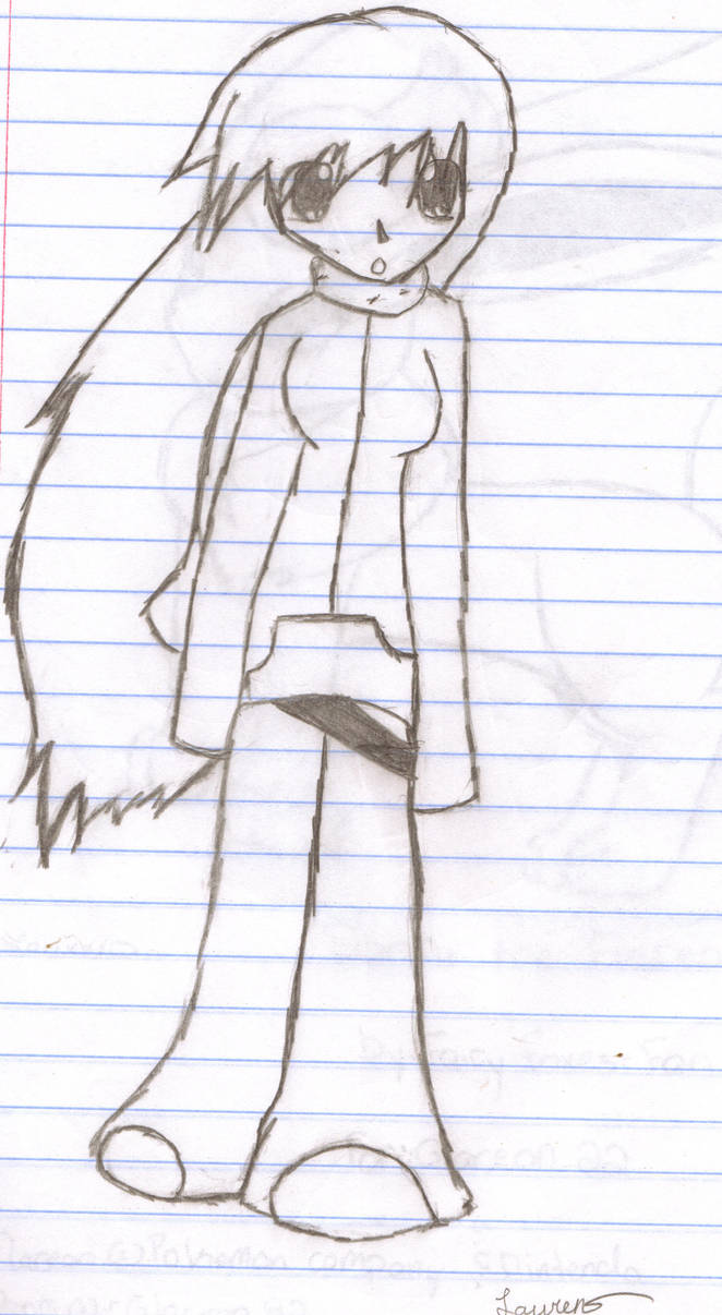 Anime Paper Drawing 1 By Fairyfoxes Fan On Deviantart