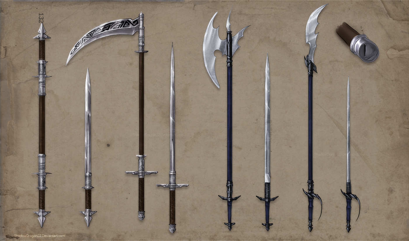 Alchemist Weapons Set Commission part 1 by ShadowDragon22