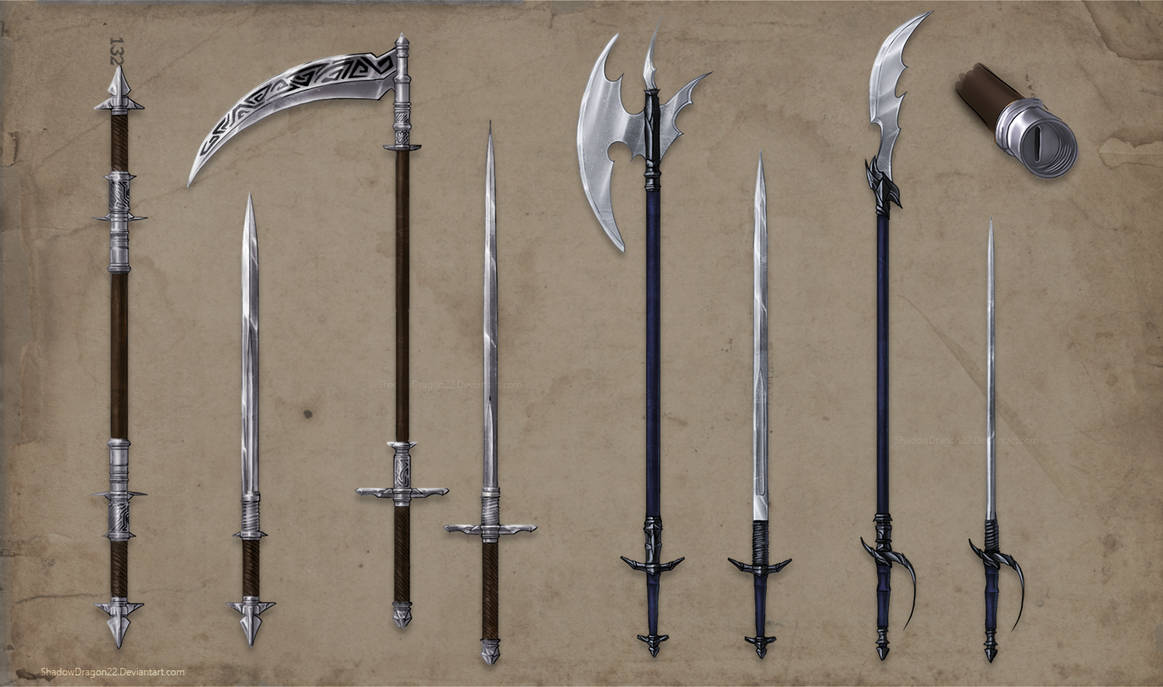 Alchemist Weapons Set Commission part 1 by ShadowDragon22