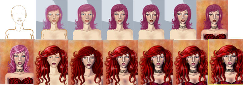 RED WIP by thereseldavis