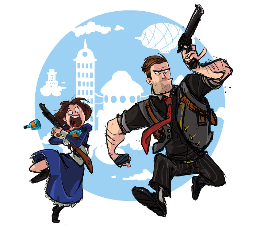 Booker and Liz by Morpheus306 on DeviantArt