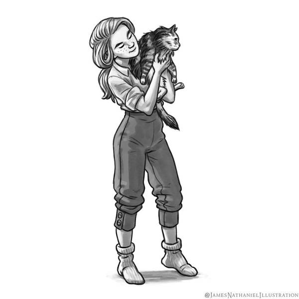 Lilian and Spokes by JNathanIllustration