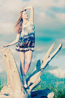 Seaside Girl VI by Vinyl-Disco