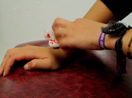 wrist piercing by super-official