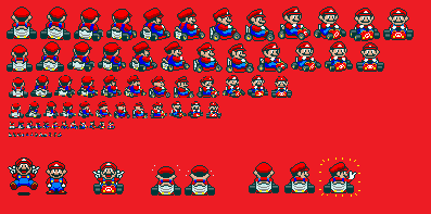 mario kart super circuit bowser sprite mario kart super circuit bowser sprite