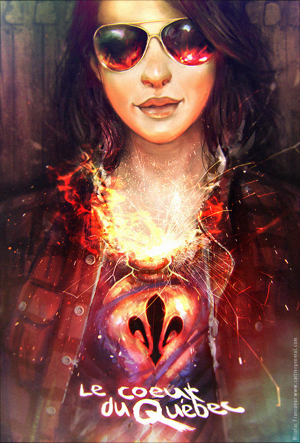 Le coeur du Quebec by Vorace-Art