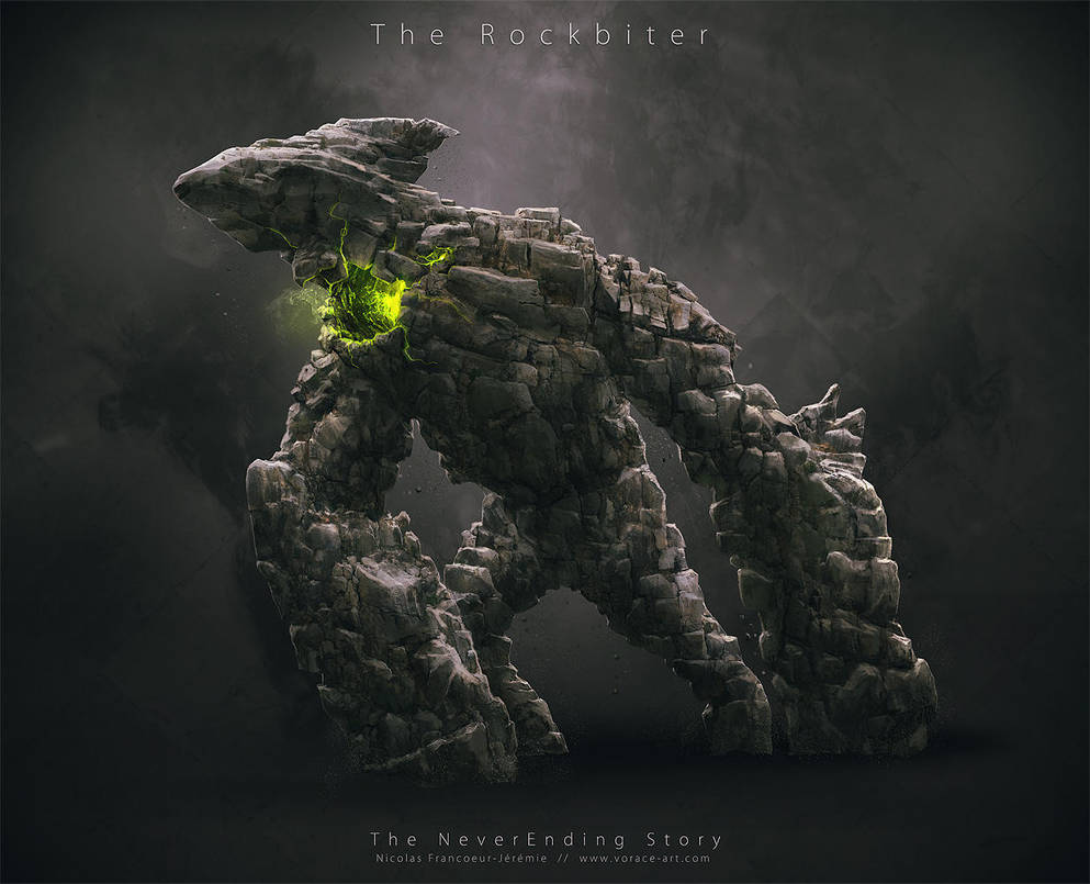NeverEnding Story Redesign // Rockbiter by Vorace-Art