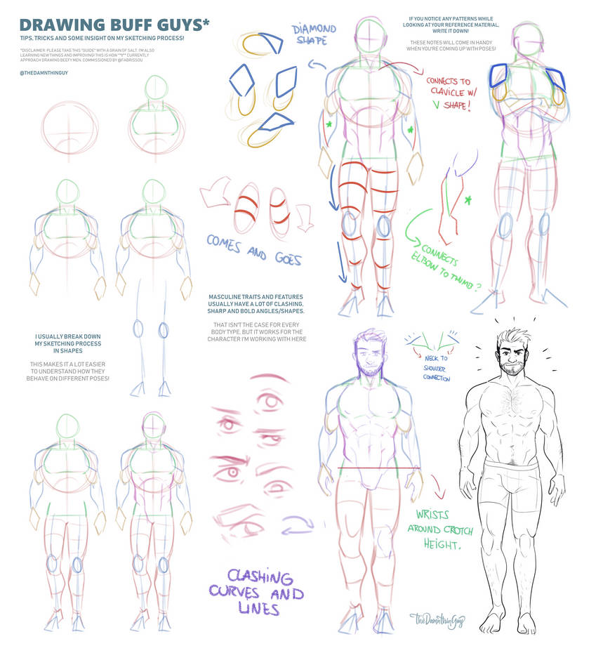 Male Anatomy Tips by TheDamn-ThinGuy on DeviantArt