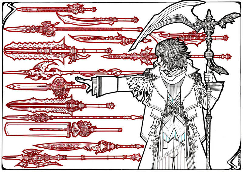 FFXV Episode Ignis Ardyn and His Armige by MasaMima on DeviantArt