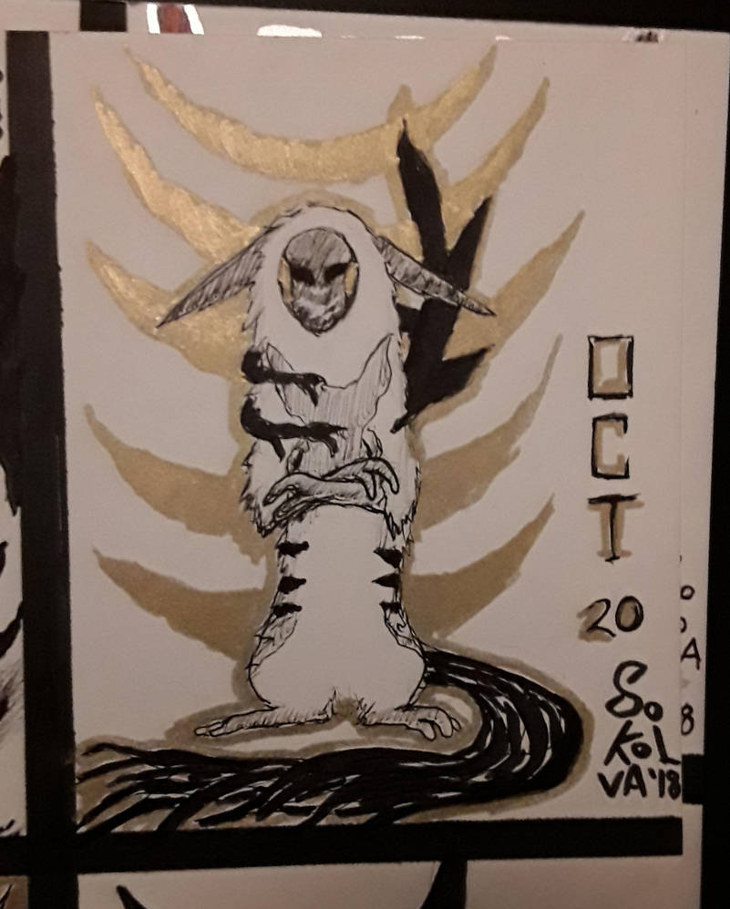 INKTOBER Day 20: Murkhail arms crossed by Sokolva INKTOBER Day 20: Murkhail arms crossed by Sokolva