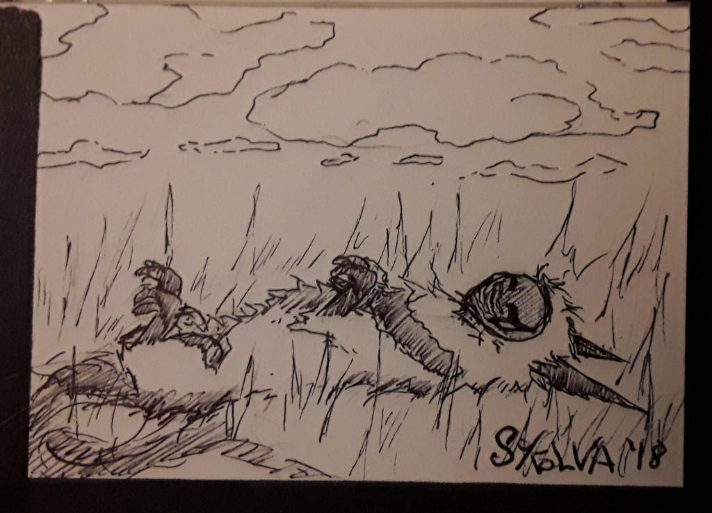 INKTOBER Day 28: Watching the Clouds by Sokolva INKTOBER Day 28: Watching the Clouds by Sokolva