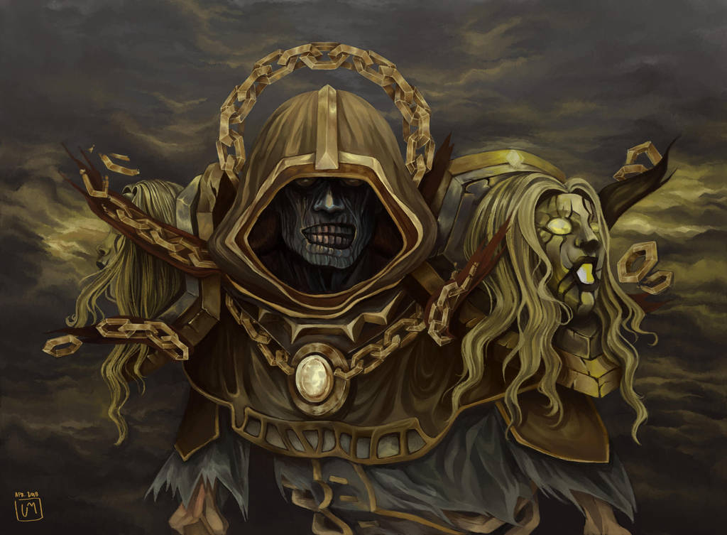 Menacing Undead Priest|World of Warcraft Fan Art by SugarBorn