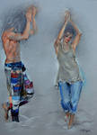 Dancing pair by Oksanax