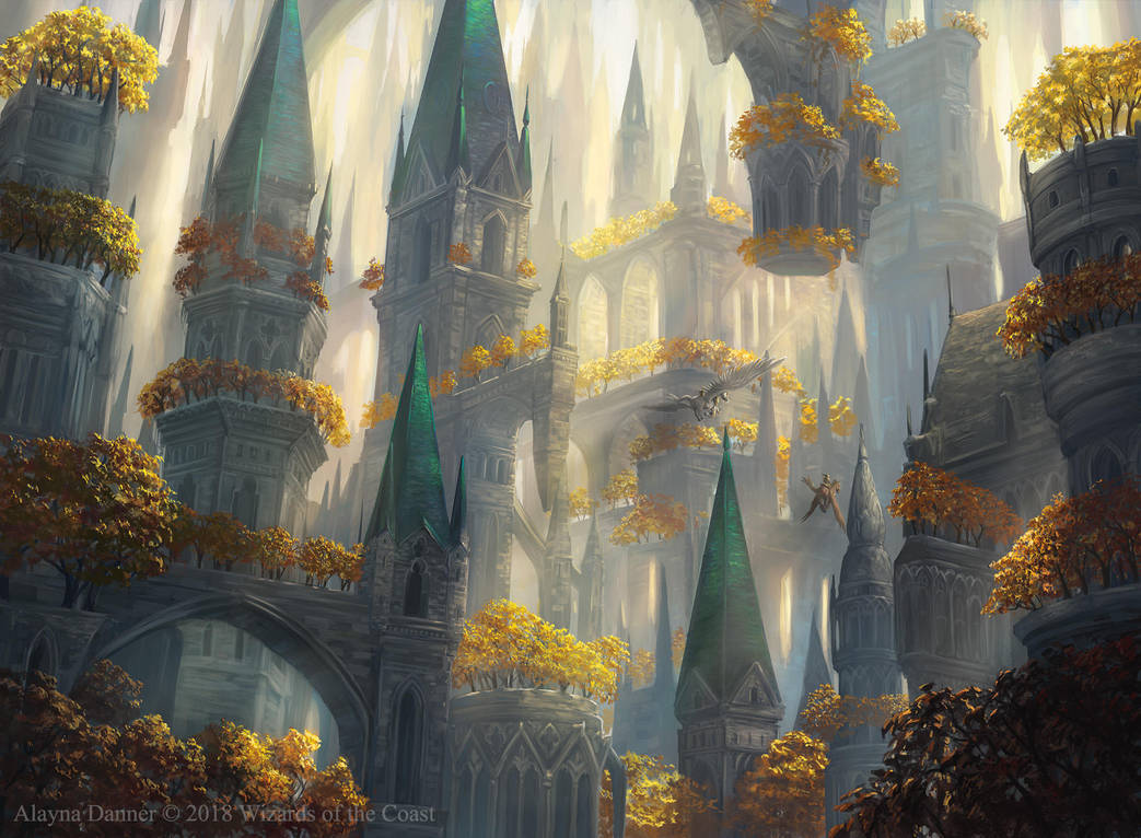 Selesnya Forest from M:tG Guilds of Ravnica by Alayna