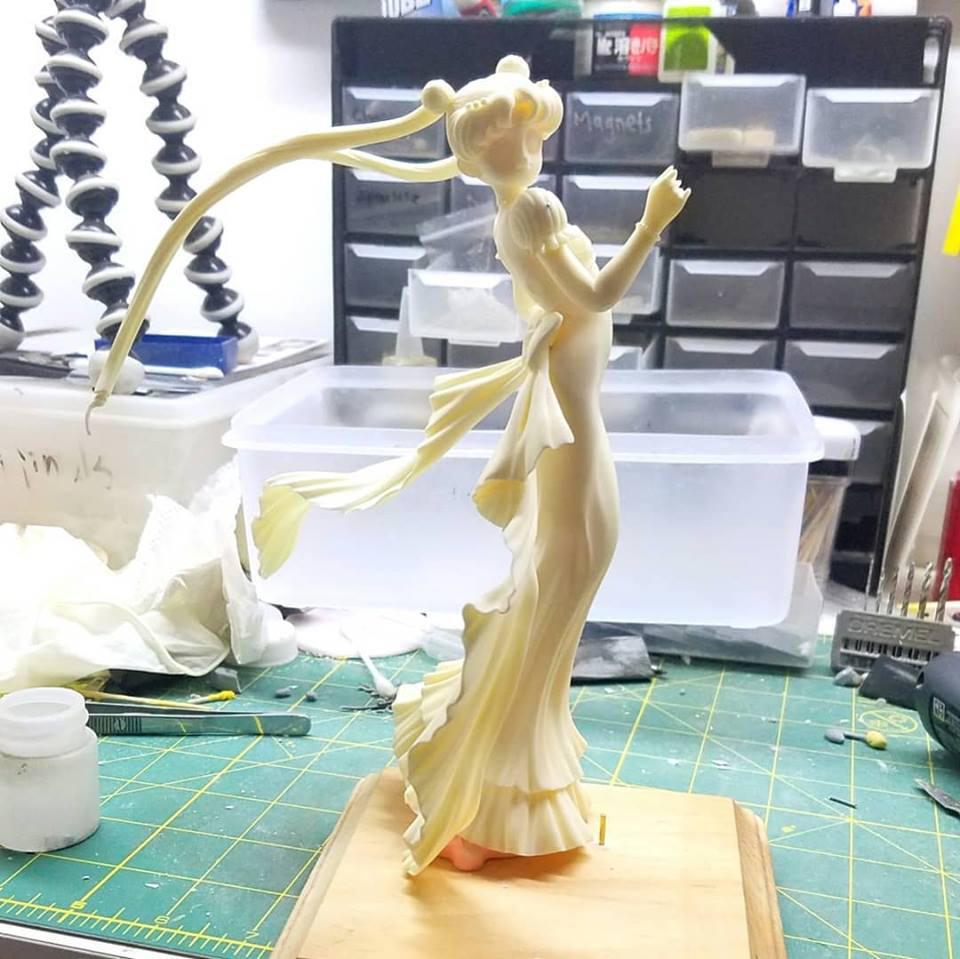 Princess Serenity WIP by LeonasWorkshop