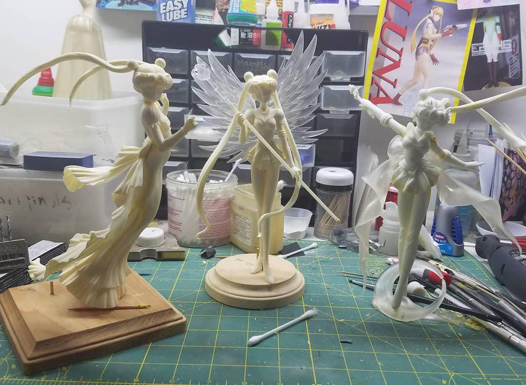 Sailor Moon WIP galore by LeonasWorkshop