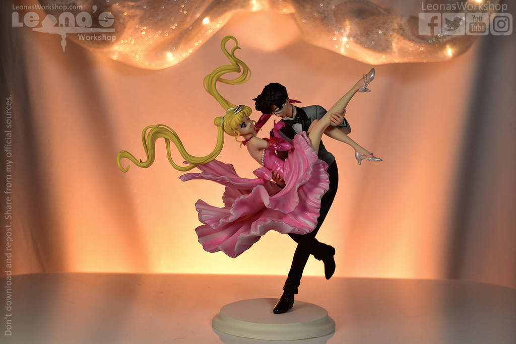 Sailor Moon Masquerade Resin kit of Usagi + Mamoru by LeonasWorkshop