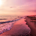 Sunset on the beach 6 by FrancescaDelfino