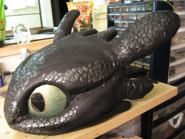 Toothless head progress 3 by Monoyasha