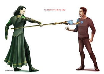 The Avengers - Loki x Tony Stark by maXKennedy