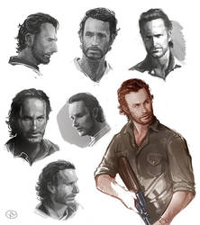 The walking dead - Rick by maXKennedy