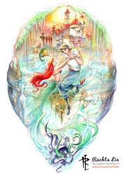 Little Mermaid : Ariel and Prince Eric by Rachta