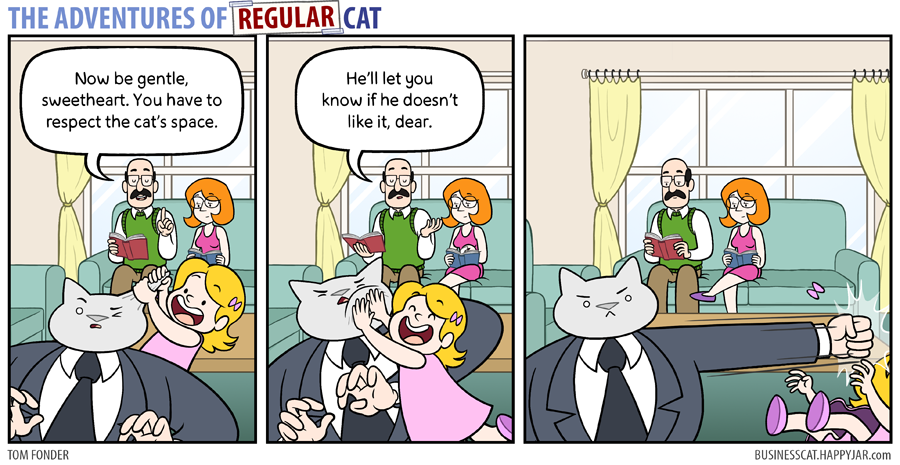 The Adventures of Regular Cat - Gentle by tomfonder