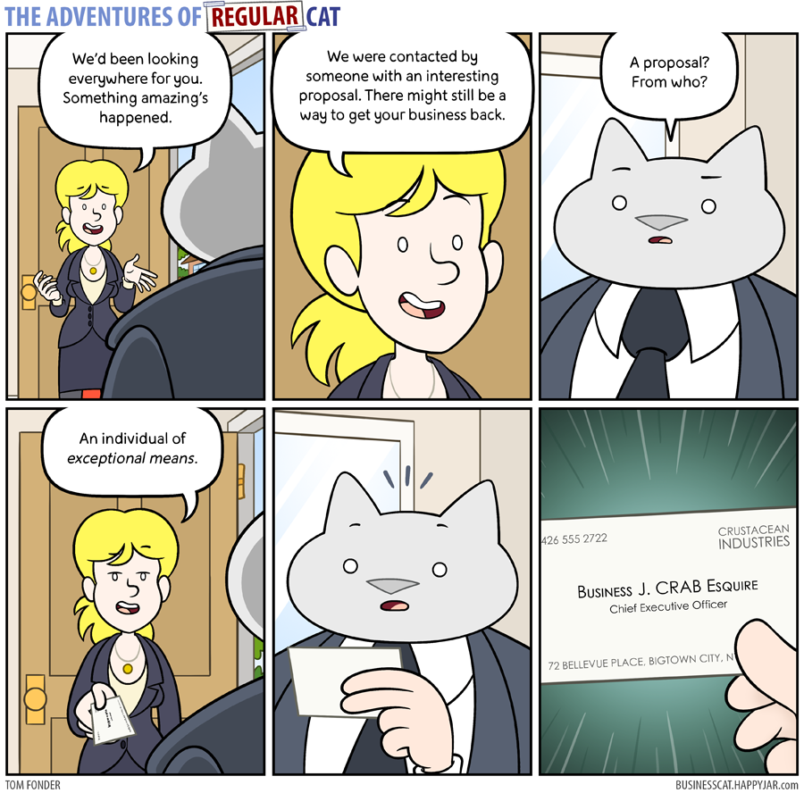 The Adventures of Regular Cat - Contact by tomfonder