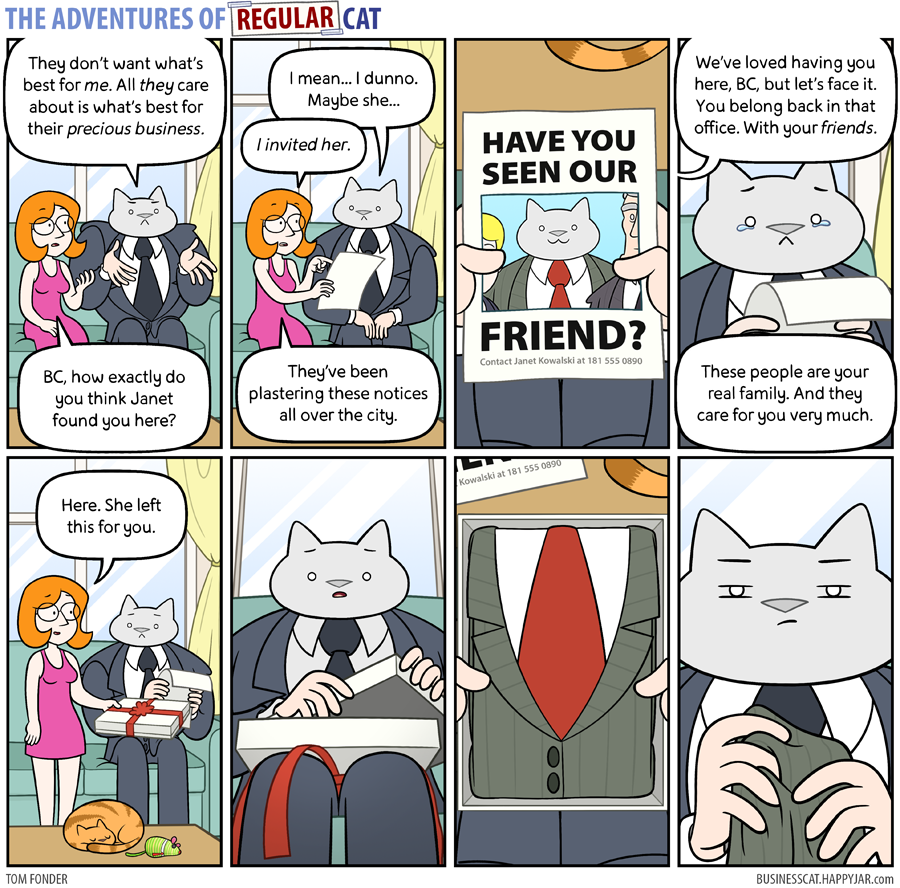 The Adventures of Regular Cat - Family by tomfonder