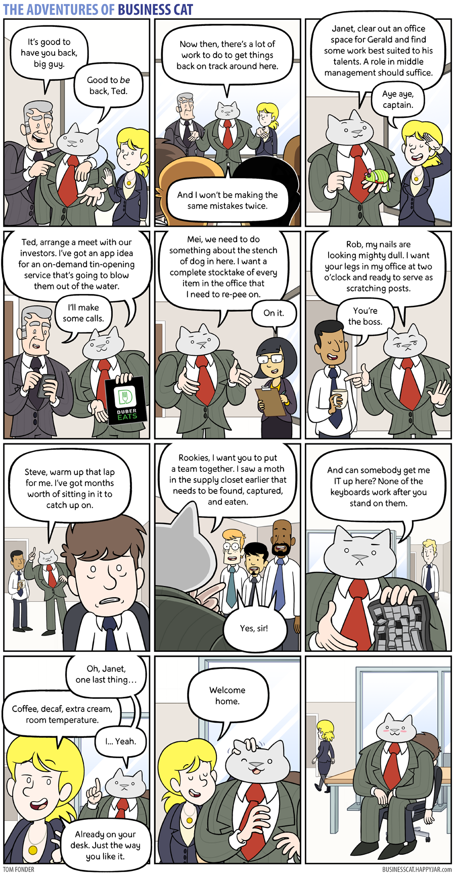 The Adventures of Business Cat - Business by tomfonder