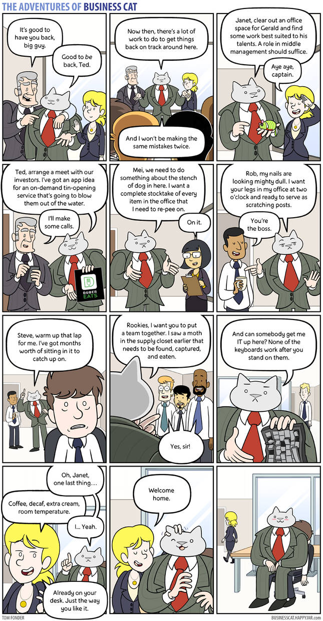 The Adventures of Business Cat - Business by tomfonder