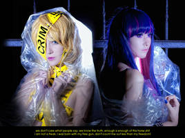 TELEPHONE - Panty and Stocking by kirawinter