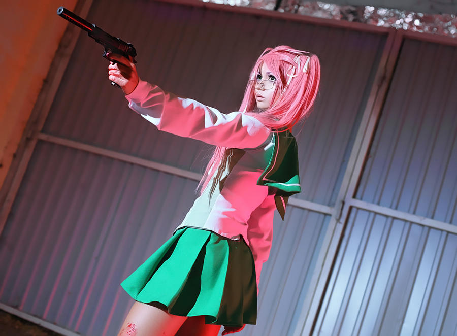 Saya Takagi - Highschool of the dead by kirawinter
