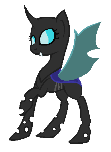 Changeling Pony Base REMADE by pototao