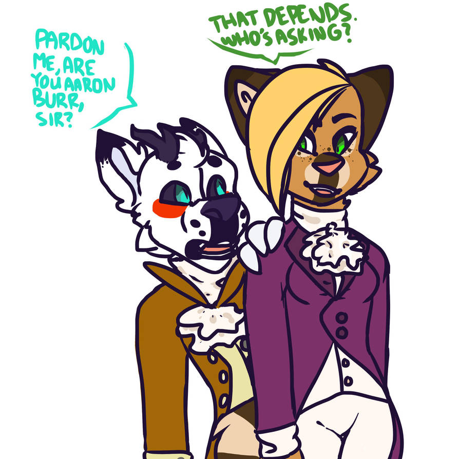 Aaron Burr, Sir by BluefireOfWindClan on DeviantArt
