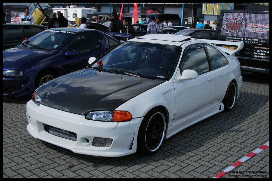 1994 Honda Civic Coupe By Compaan Art On Deviantart