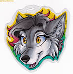 Mini Badge-Akari by Stray-Sketches