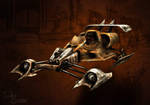 hovercar by dypsomaniart